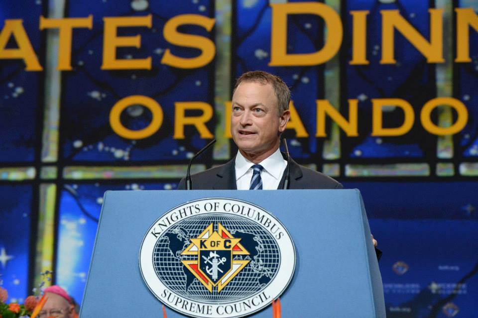 Gary Sinise Speaks to the Knights of Columbus